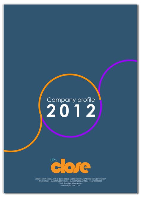 COMPANY PROFILE cover design templates :: Behance