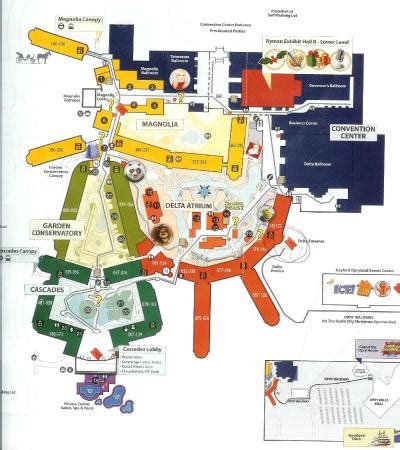 Gaylord Opryland Map | Color 2018