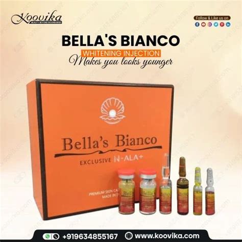 Bianco Bella's Bianco Whitening Injection, Packaging Type: Box at Rs ...