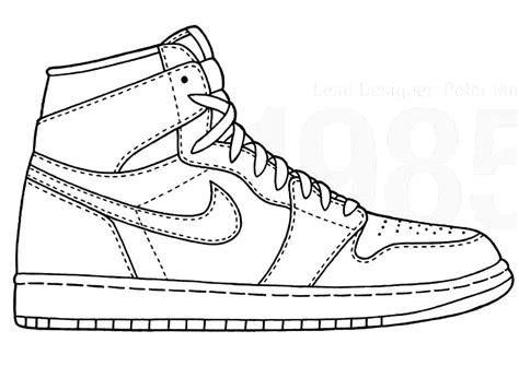 Nike Dunks Coloring Pages - Coloring Home