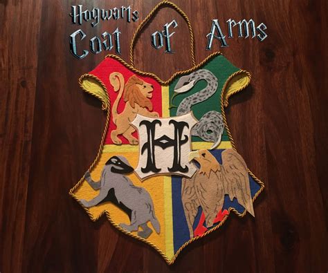 Hogwarts Coat of Arms : 8 Steps (with Pictures) - Instructables