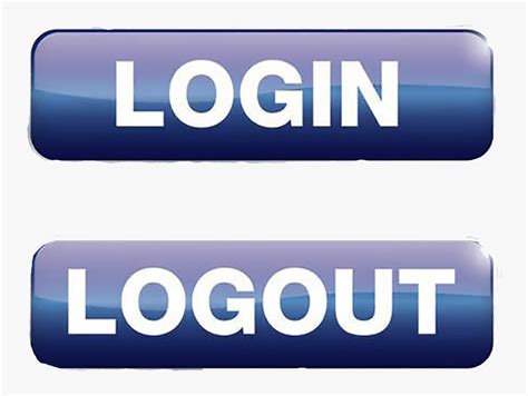 Login And Logout Button Png, Transparent Png , Transparent Png Image ...