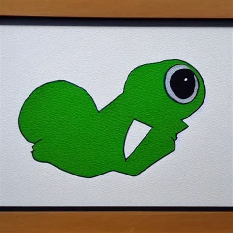 The Pepe frog dressed as a modern French artist | Stable Diffusion ...