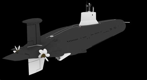 Red October Submarine free 3D model | CGTrader