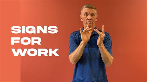 Sign Language To Use At Work - YouTube