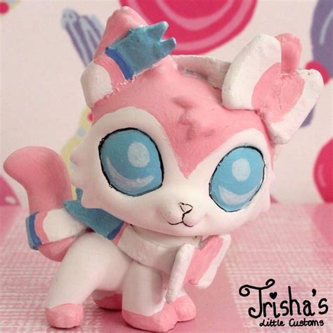 Littlest Pet Shop Custom Pokemon Sylveon Available On eBay | Custom lps, Lps pets, Lps littlest ...