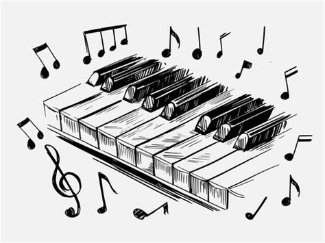 Details 78+ piano keys sketch latest - in.eteachers