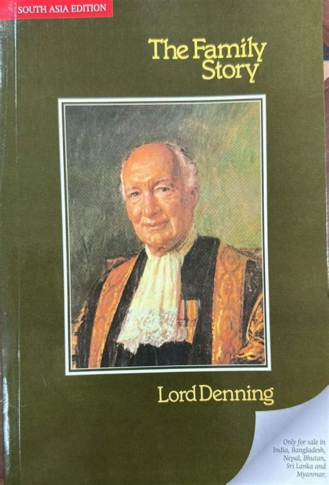 Lord Denning: The Family Story – Marsden Law Book