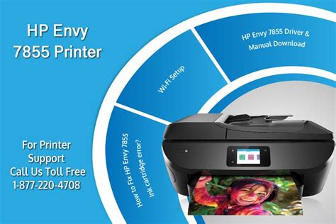 Easy HP Envy 7855 Setup Support | Printer, Hp printer, Printer driver