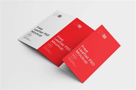 Four-Panel Roll Fold Brochure Mockup (FREE) - Resource Boy