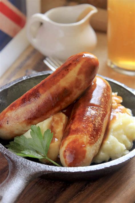 Bangers and Mash (Pub-Style Sausage and Mash) - Christina's Cucina