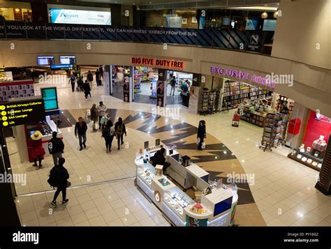 Departures, O.R.Tambo airport, Johannesburg South Africa Stock Photo - Alamy