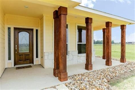 Image result for front porch cedar posts | Cedar posts, Porch columns, House exterior