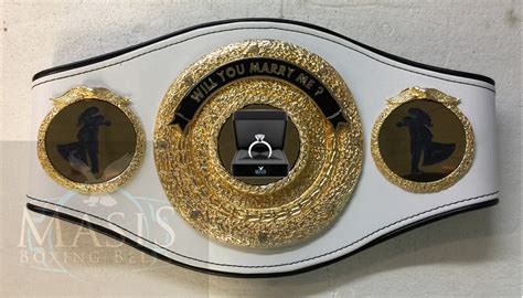 Proposal Championship Belt , A Unique & Custom Idea. – Masis Boxing Belts