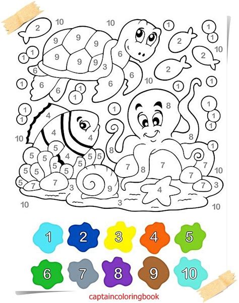 Coloring Page: COLOR BY NUMBER Free Coloring Pages | Раскраски, Раскраска по номерам, Книжка ...