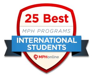 25 Best MPH Programs for International Students - MPH Online