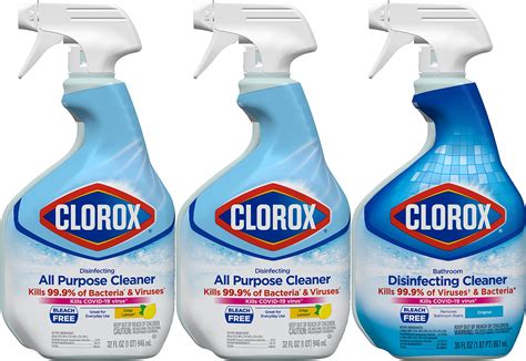 Clorox Clean-Up Cleaner With Bleach Spray Bottle, 32 With Refill Bottle, 180 ...