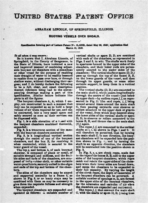 Abraham Lincoln Patent Application, 1849 Photograph by Granger - Fine Art America