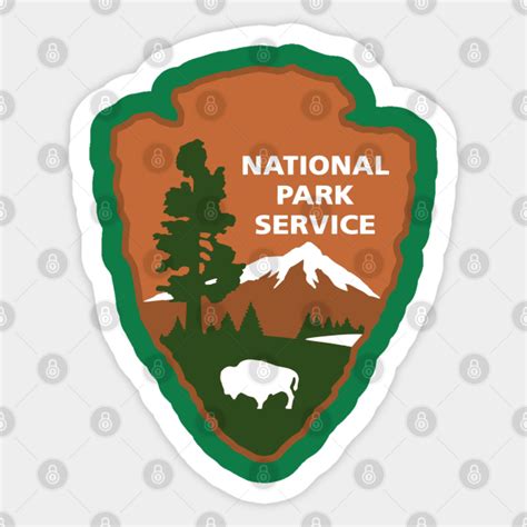 national park service logo - National Park Gift - Sticker | TeePublic