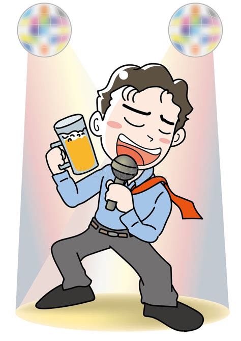 Sing a song - Karaoke stock vector. Illustration of alcohol - 130504228