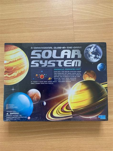 Solar system 3D glow in the dark display, Hobbies & Toys, Toys & Games on Carousell