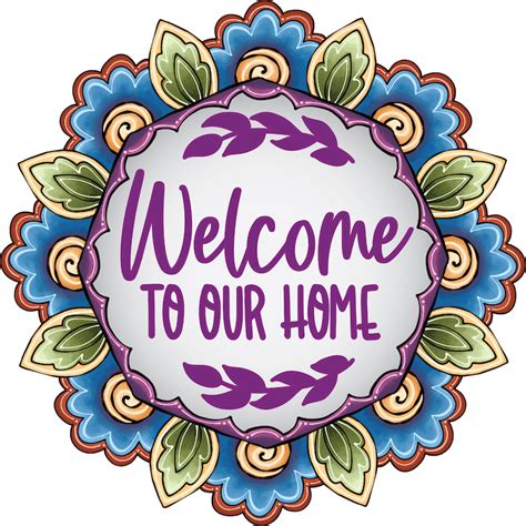 Welcome To Our Home Sign Outdoor Decoration – Yard Art Decor and More LLC