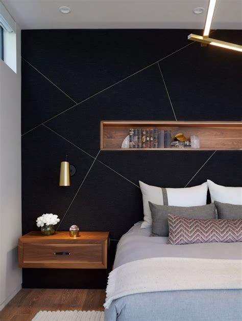 Bold Black Accent Wall Ideas | Black walls bedroom, Bedroom wall ...