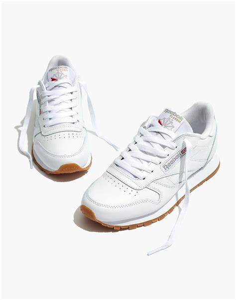 Reebok® Classic Sneakers in White Leather in 2021 | Reebok classic sneakers, Classic sneakers ...