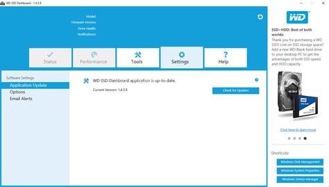 Download WD SSD Dashboard 2.8.0.0