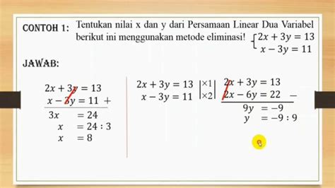 Penyelesaian Persamaan Linear 3 Variabel Dengan Matriks | LEMBAR EDU