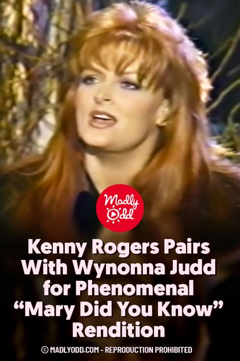 Kenny Rogers Pairs With Wynonna Judd for Phenomenal “Mary Did You Know” Rendition