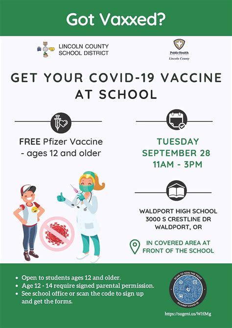 Get Your COVID-19 Vaccine at School (September 28th, 30th and October ...