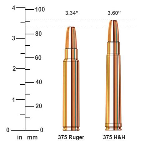 375 Ruger vs 375 H&H Magnum Ballistics Comparison | Sportsman's Warehouse