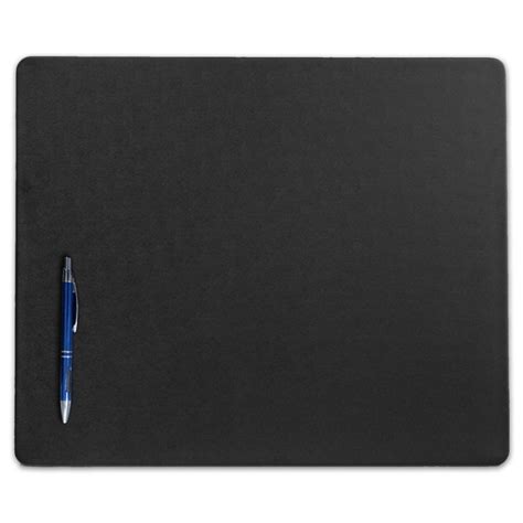 Black Leatherette 17" X 14" Conference Table Pad