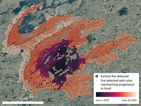 Analyzing and visualizing large-scale fire events using QGIS processing ...