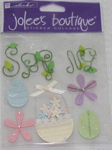 Jolee's Boutique Sticker Collage Sticko Scrapbook Stickers - Spring Basket | eBay