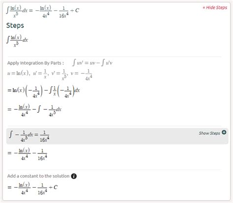 Symbolab Blog: Advanced Math Solutions – Integral Calculator, integration by parts