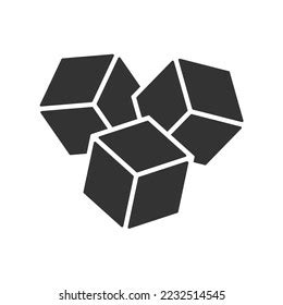 Cubes Graphic Icon Three Cubes Sign Stock Vector (Royalty Free) 2232514545 | Shutterstock