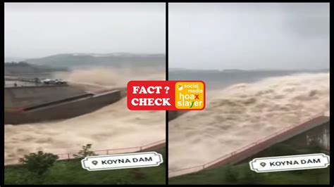 Video from China's reservoir falsely claims to be Koyna Dam from Maharashtra. - SM Hoax Slayer ...