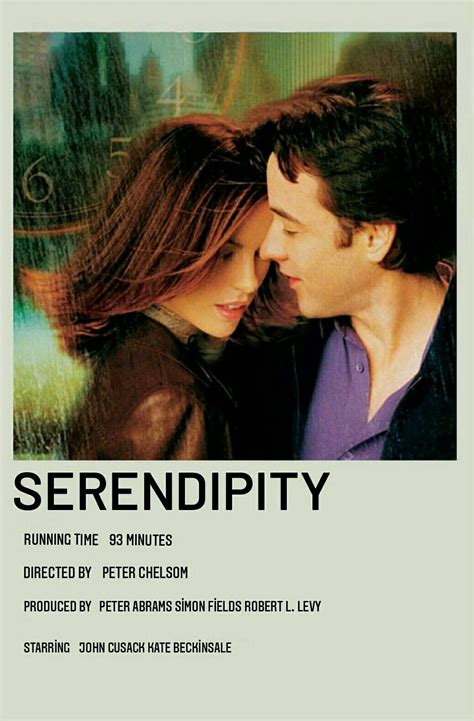 serendipity polaroid movie poster | Minimalist film posterleri, Film afişleri, İzlenecek filmler