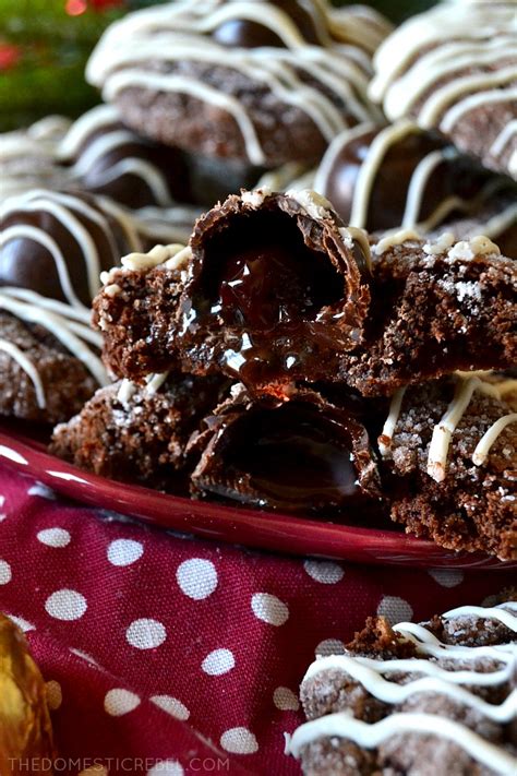 Chocolate Covered Cherry Cookies | The Domestic Rebel