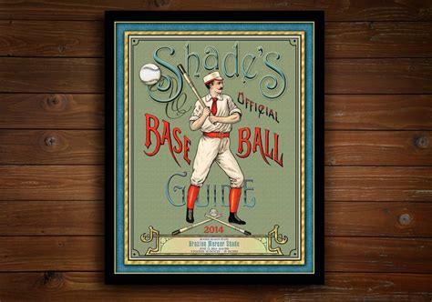 Personalized vintage look Baseball Art Print 16x20