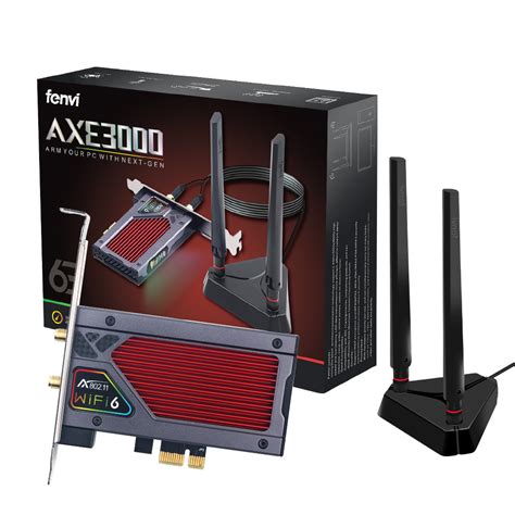 Fenvi AXE3000RGB Wifi 6E Intel AX210 PCI-E Gaming wifi card Wireless Desktop PC | eBay