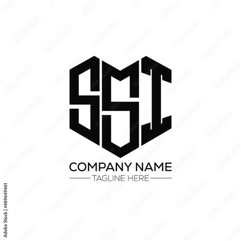 SSI letter logo design on white background.SSI creative initials letter ...