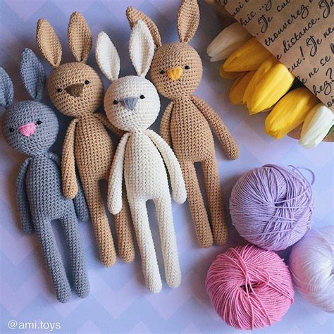 Crochet bunny amigurumi – Artofit