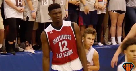 WATCH: Funny clip shows Zion Williamson towering over defender