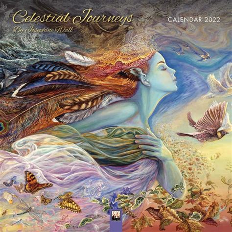 Celestial Journeys by Josephine Wall Wall Calendar 2022 (Art Calendar ...