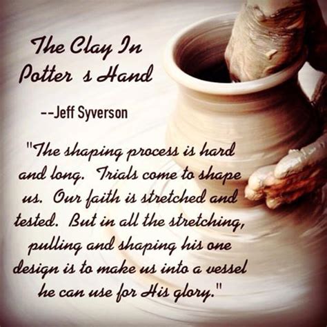 Clay in the Hands of the Potter (Oct 11) | The potter's hand, Scripture reading, Biblical quotes