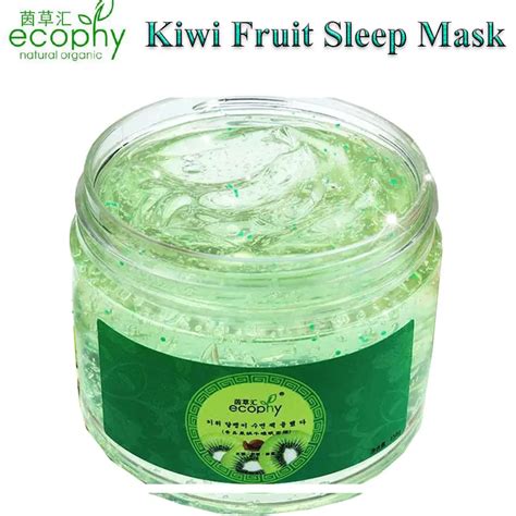 2017 Kiwi Fruit Snails Sleep Mask Disposable Hydrating Mask Anti Aging Wrinkles Moisturizing ...