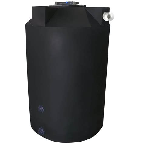 500 Gallon Rainwater Tank - Black | Poly-Mart PM500RHB | Rain water ...